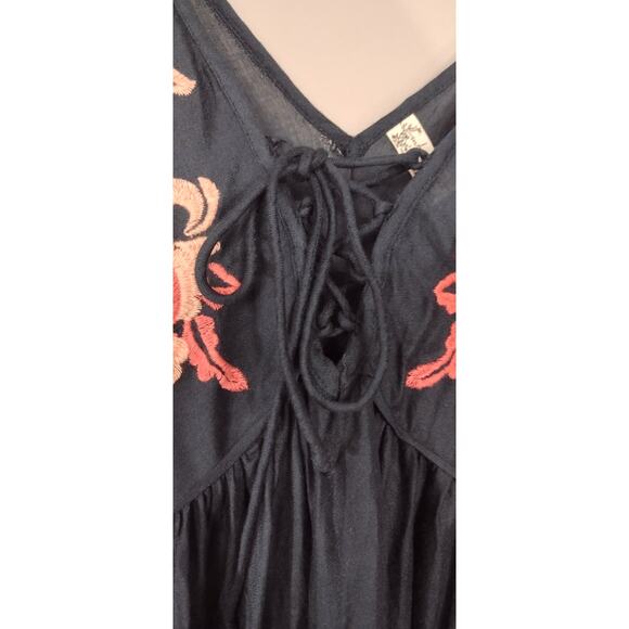 Intimately Free People Aida Embroidered Slip Modal soft Tank Top Slip Dress XS - Picture 9 of 15